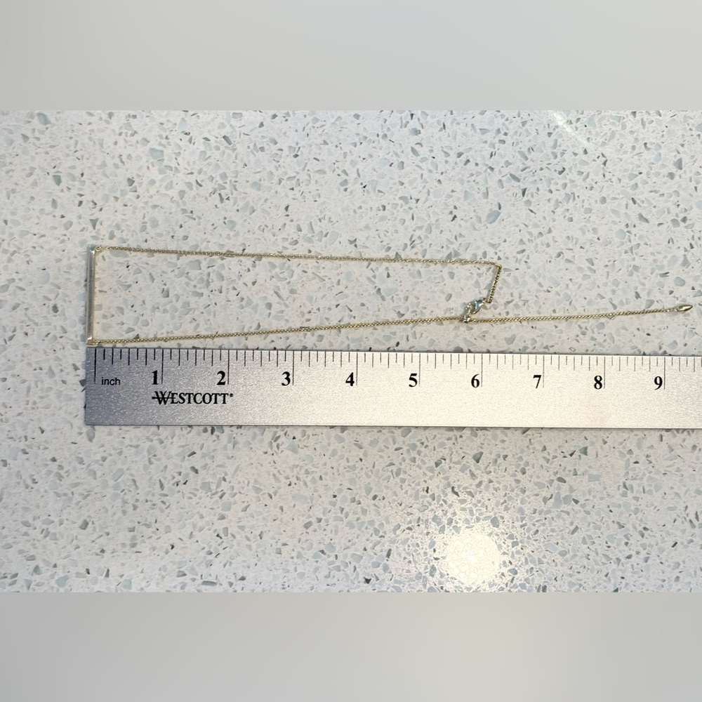 Kendra Scott Kelsey Gold Bar Necklace - Picture 10 of 11